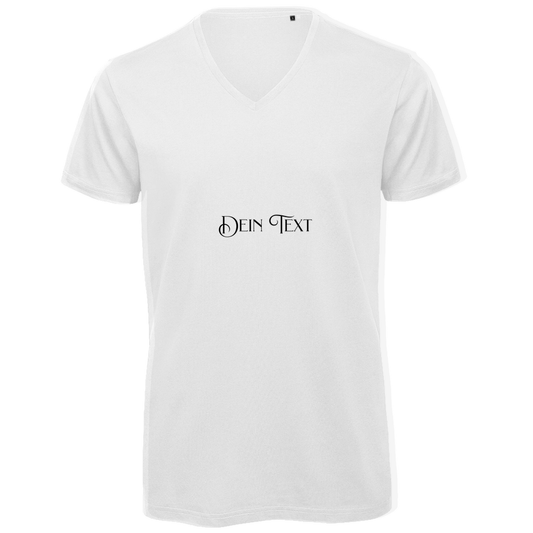 Herren Premium Bio V-Neck T-Shirt .